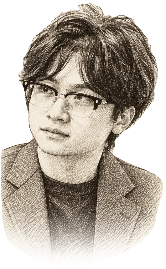蔡嘉易的素描肖像